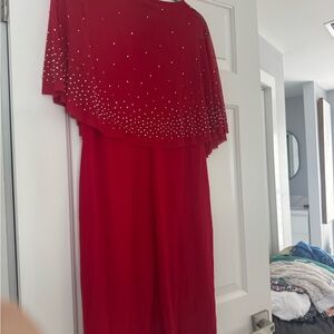 Elegant Red Evening Dress